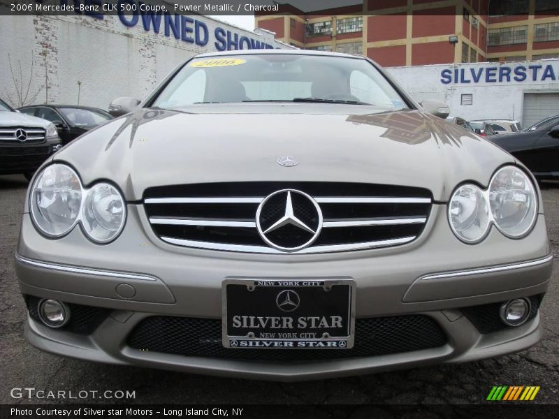 Pewter Metallic / Charcoal 2006 Mercedes-Benz CLK 500 Coupe