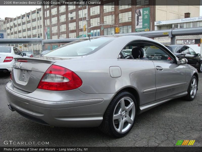 Pewter Metallic / Charcoal 2006 Mercedes-Benz CLK 500 Coupe