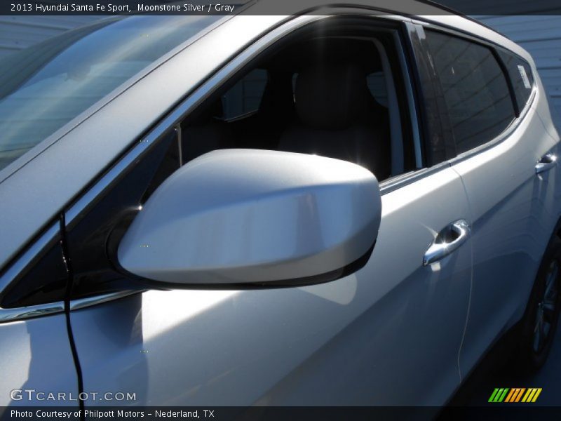 Moonstone Silver / Gray 2013 Hyundai Santa Fe Sport