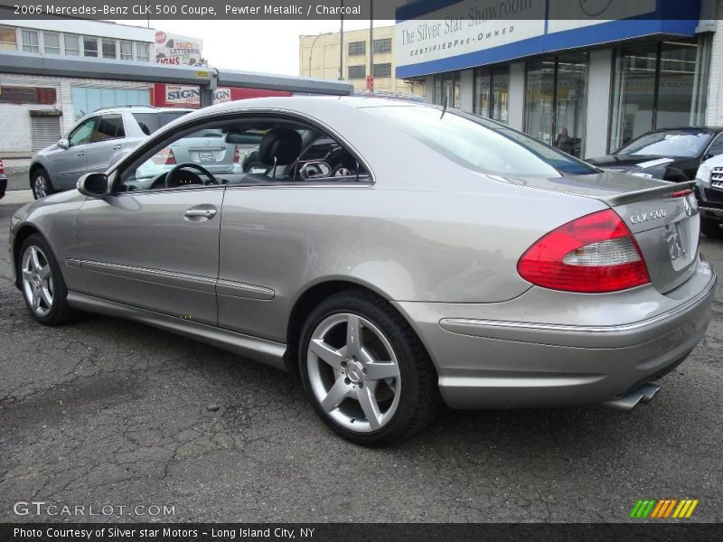 Pewter Metallic / Charcoal 2006 Mercedes-Benz CLK 500 Coupe