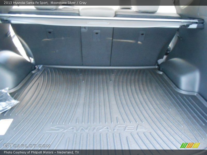 Moonstone Silver / Gray 2013 Hyundai Santa Fe Sport