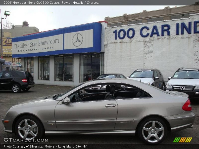 Pewter Metallic / Charcoal 2006 Mercedes-Benz CLK 500 Coupe