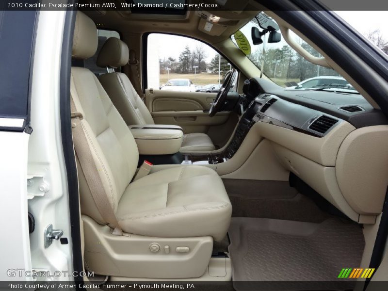 White Diamond / Cashmere/Cocoa 2010 Cadillac Escalade Premium AWD