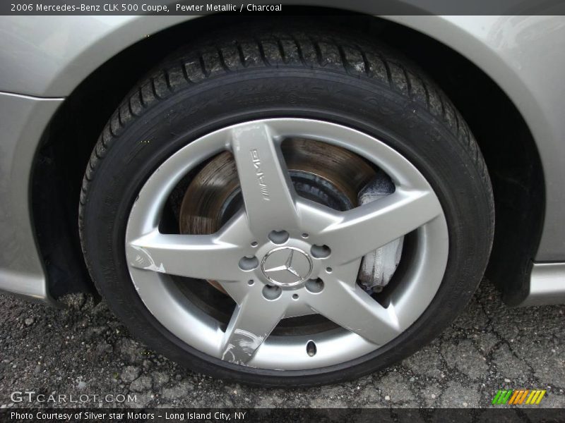 Pewter Metallic / Charcoal 2006 Mercedes-Benz CLK 500 Coupe