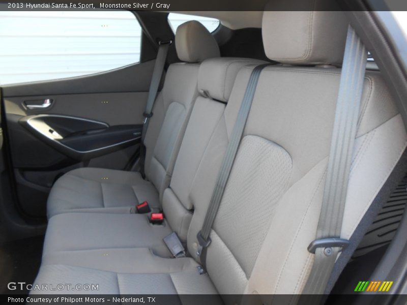 Moonstone Silver / Gray 2013 Hyundai Santa Fe Sport