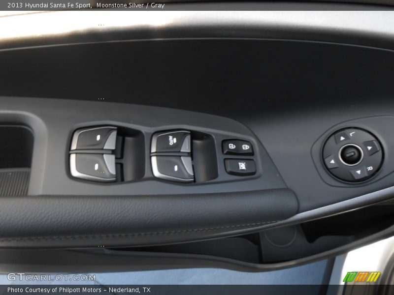 Moonstone Silver / Gray 2013 Hyundai Santa Fe Sport