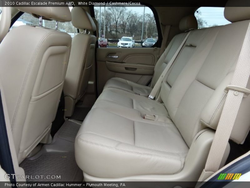 White Diamond / Cashmere/Cocoa 2010 Cadillac Escalade Premium AWD