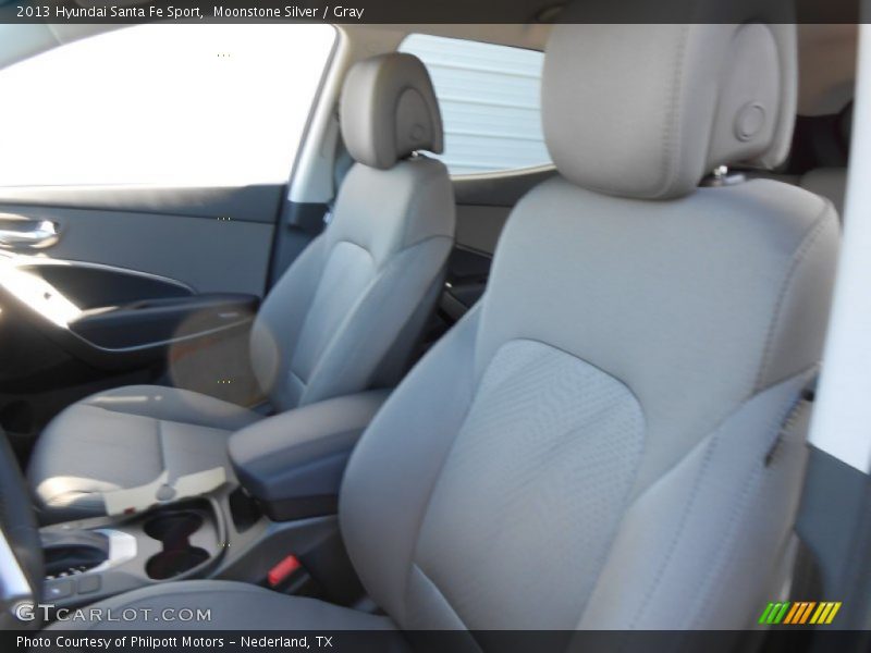 Moonstone Silver / Gray 2013 Hyundai Santa Fe Sport