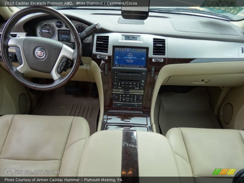 White Diamond / Cashmere/Cocoa 2010 Cadillac Escalade Premium AWD