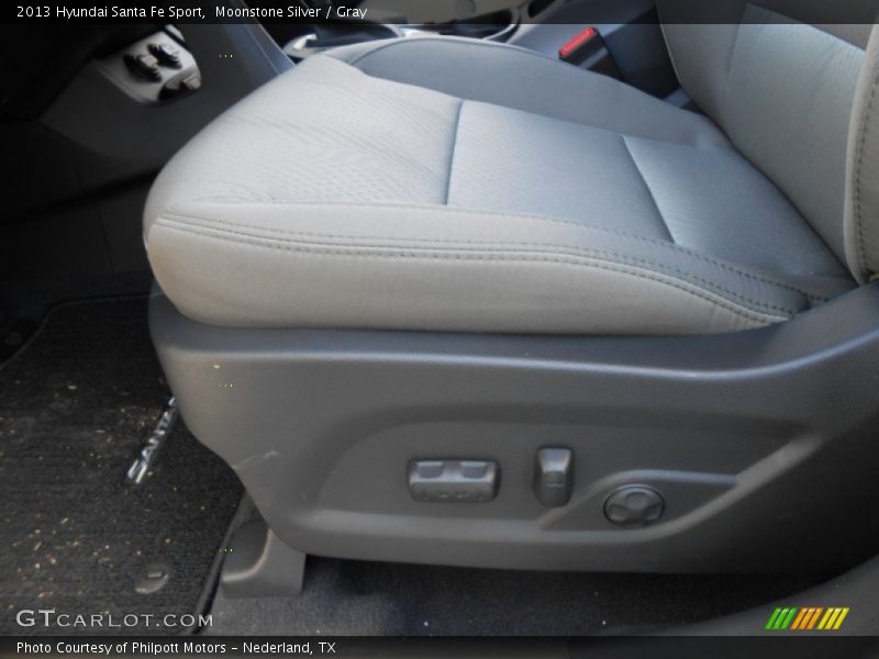 Moonstone Silver / Gray 2013 Hyundai Santa Fe Sport