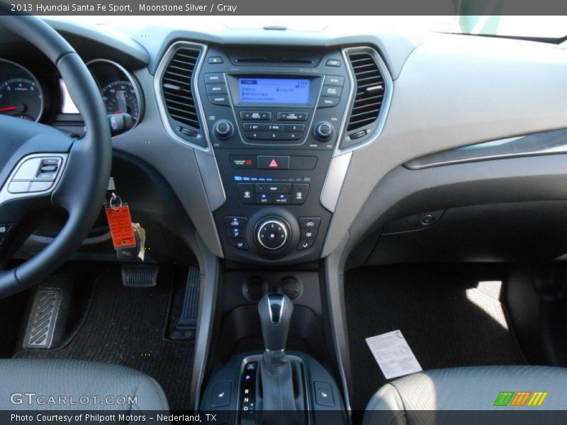 Moonstone Silver / Gray 2013 Hyundai Santa Fe Sport