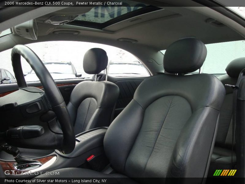 Pewter Metallic / Charcoal 2006 Mercedes-Benz CLK 500 Coupe