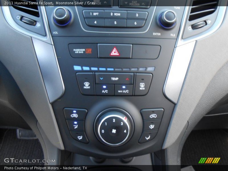Moonstone Silver / Gray 2013 Hyundai Santa Fe Sport