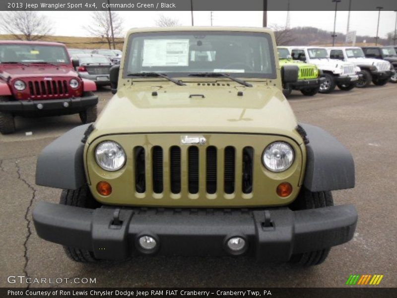 Commando Green / Black 2013 Jeep Wrangler Sport 4x4