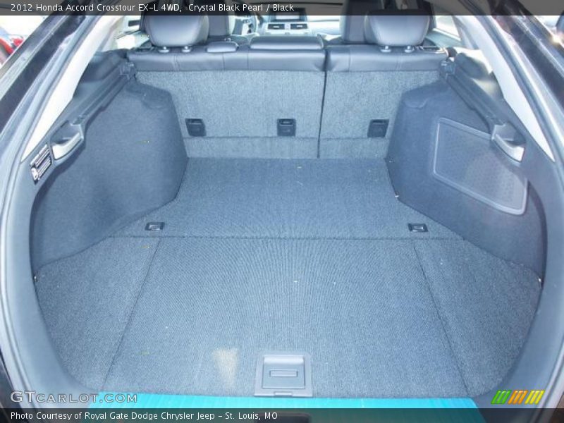 Crystal Black Pearl / Black 2012 Honda Accord Crosstour EX-L 4WD