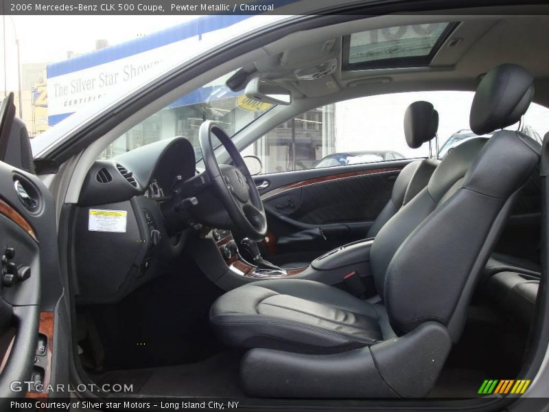 Pewter Metallic / Charcoal 2006 Mercedes-Benz CLK 500 Coupe