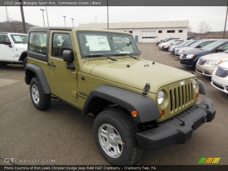 Commando Green / Black 2013 Jeep Wrangler Sport 4x4
