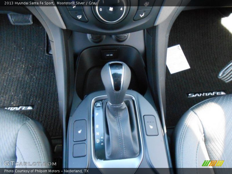 Moonstone Silver / Gray 2013 Hyundai Santa Fe Sport
