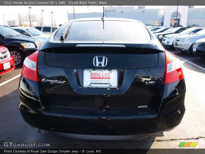 Crystal Black Pearl / Black 2012 Honda Accord Crosstour EX-L 4WD
