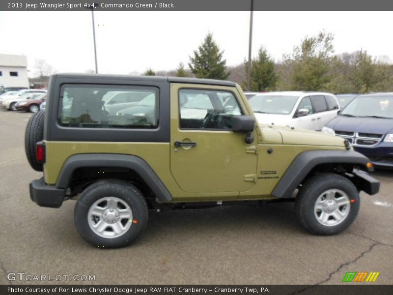 Commando Green / Black 2013 Jeep Wrangler Sport 4x4