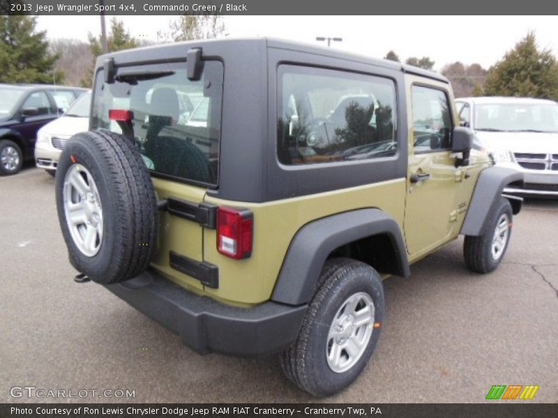 Commando Green / Black 2013 Jeep Wrangler Sport 4x4