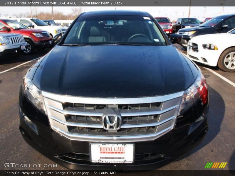 Crystal Black Pearl / Black 2012 Honda Accord Crosstour EX-L 4WD