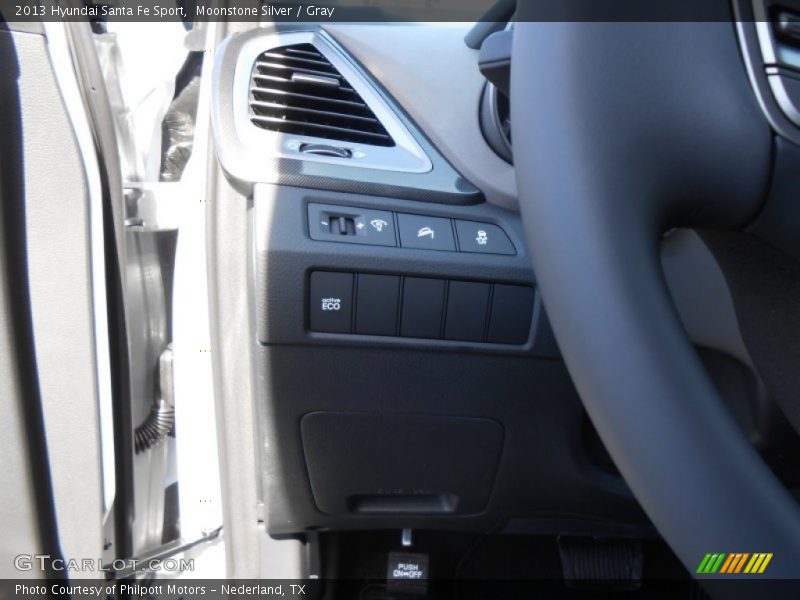 Moonstone Silver / Gray 2013 Hyundai Santa Fe Sport