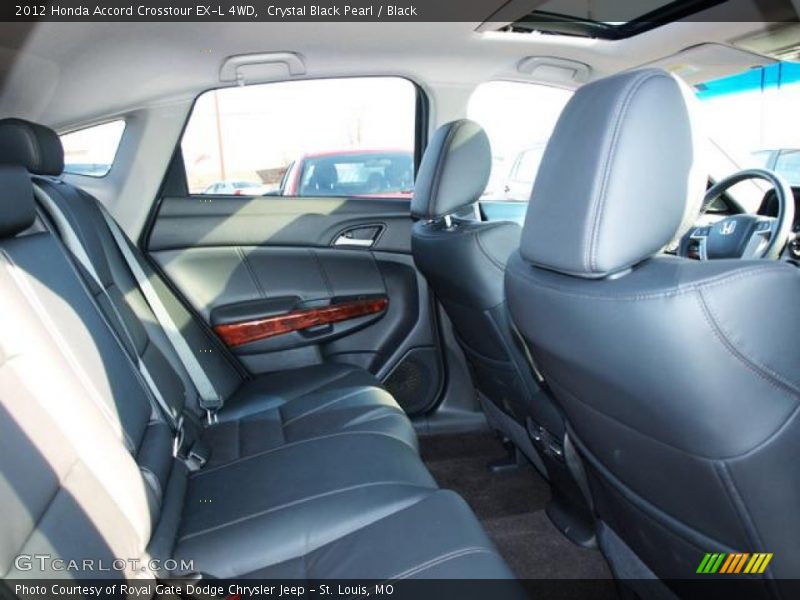Crystal Black Pearl / Black 2012 Honda Accord Crosstour EX-L 4WD