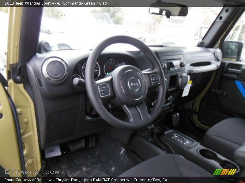 Commando Green / Black 2013 Jeep Wrangler Sport 4x4