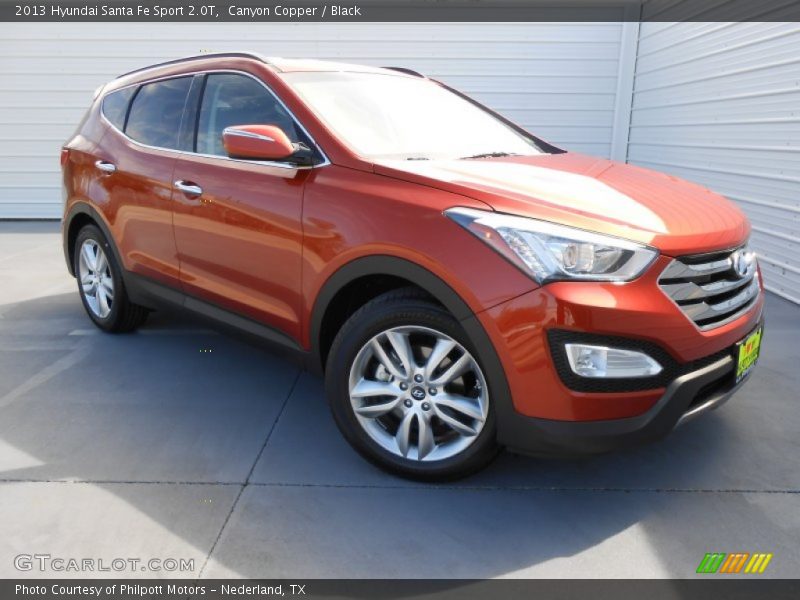 Front 3/4 View of 2013 Santa Fe Sport 2.0T