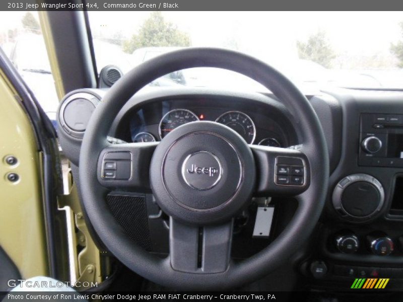 Commando Green / Black 2013 Jeep Wrangler Sport 4x4