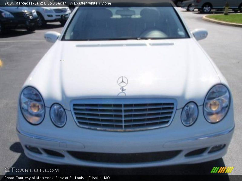 Alabaster White / Stone 2006 Mercedes-Benz E 350 Sedan