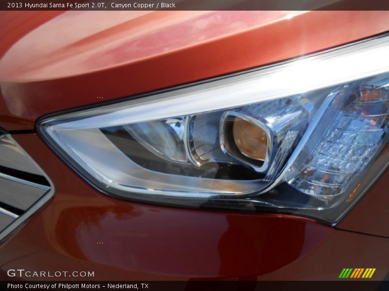 Canyon Copper / Black 2013 Hyundai Santa Fe Sport 2.0T
