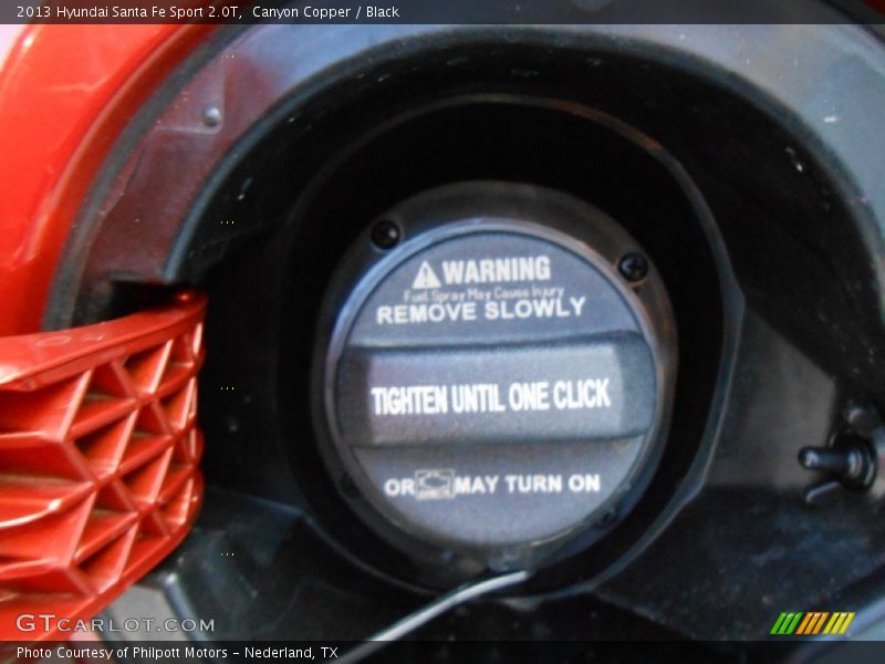 Canyon Copper / Black 2013 Hyundai Santa Fe Sport 2.0T