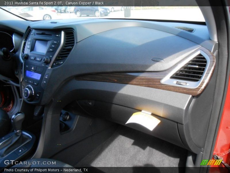 Canyon Copper / Black 2013 Hyundai Santa Fe Sport 2.0T