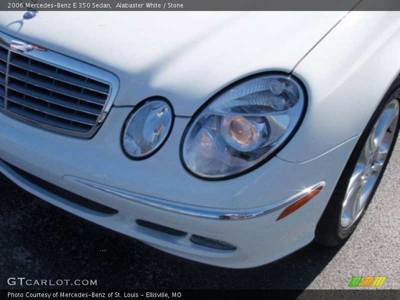 Alabaster White / Stone 2006 Mercedes-Benz E 350 Sedan