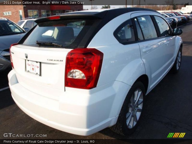 Bright White / Dark Slate Gray 2011 Dodge Caliber Heat
