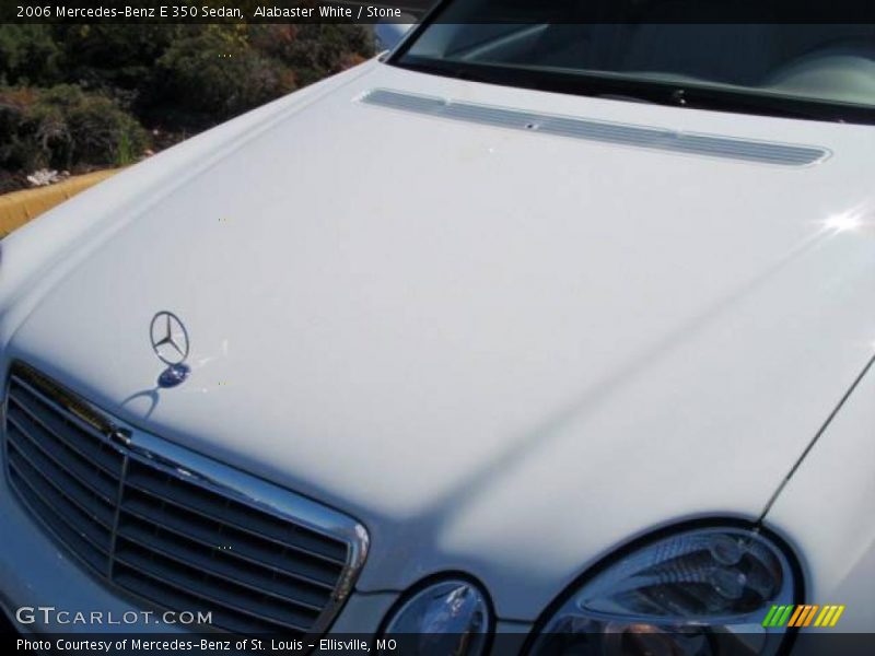 Alabaster White / Stone 2006 Mercedes-Benz E 350 Sedan