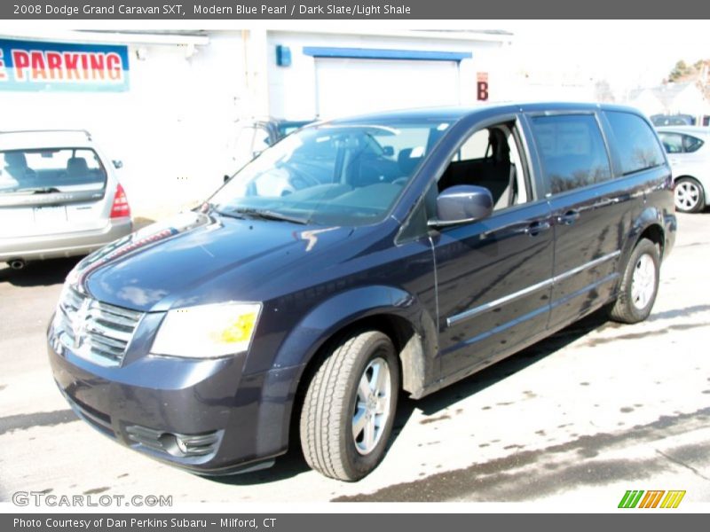 Modern Blue Pearl / Dark Slate/Light Shale 2008 Dodge Grand Caravan SXT