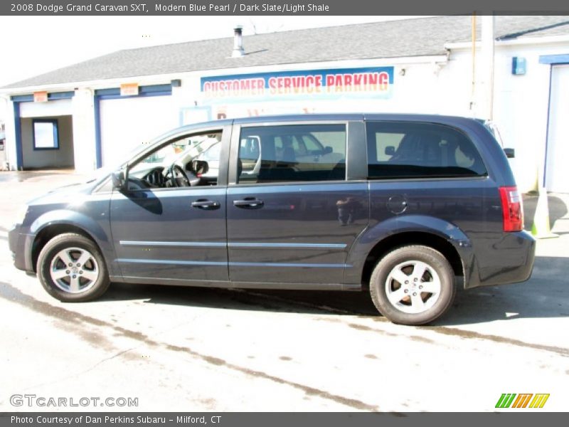 Modern Blue Pearl / Dark Slate/Light Shale 2008 Dodge Grand Caravan SXT