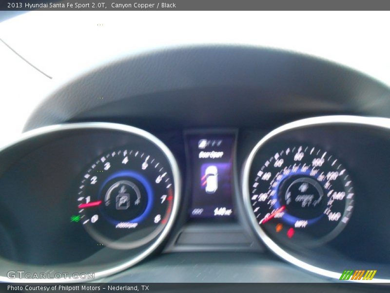 Canyon Copper / Black 2013 Hyundai Santa Fe Sport 2.0T