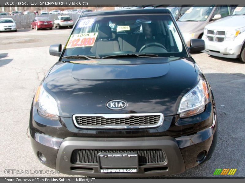 Shadow Black / Black Cloth 2010 Kia Soul 1.6