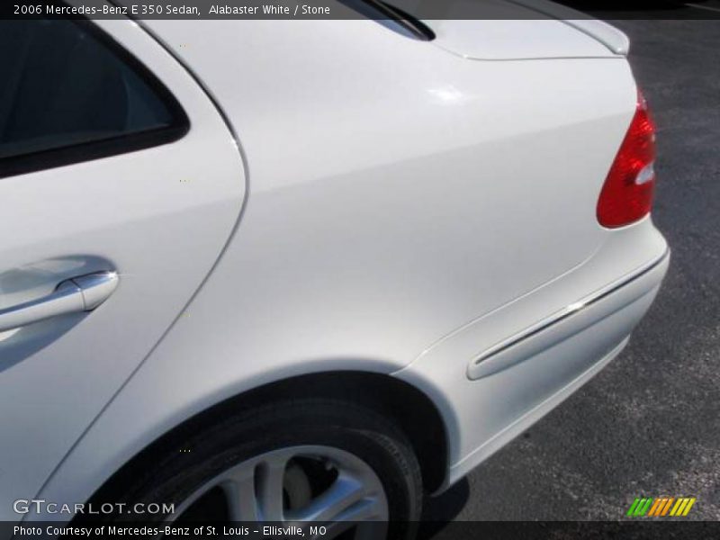 Alabaster White / Stone 2006 Mercedes-Benz E 350 Sedan