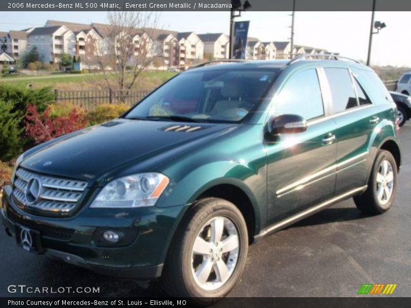 Everest Green Metallic / Macadamia 2006 Mercedes-Benz ML 500 4Matic