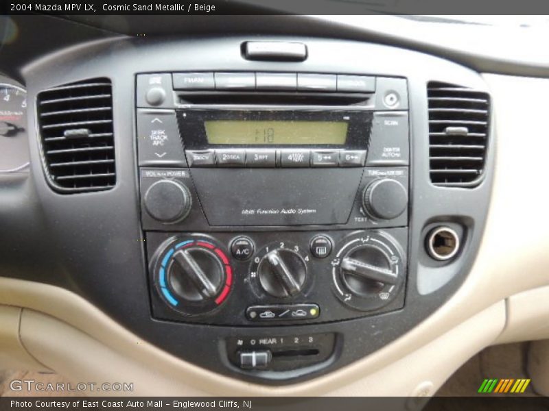 Controls of 2004 MPV LX