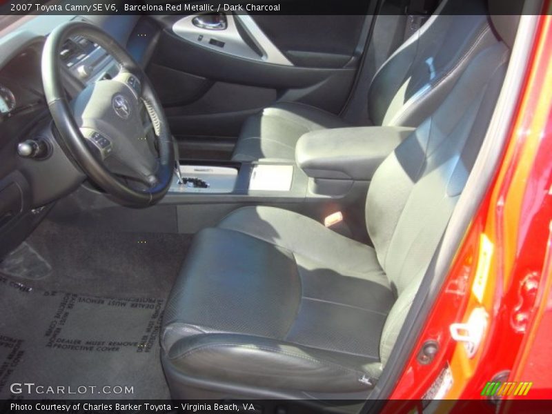 Barcelona Red Metallic / Dark Charcoal 2007 Toyota Camry SE V6