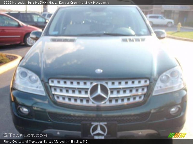 Everest Green Metallic / Macadamia 2006 Mercedes-Benz ML 500 4Matic