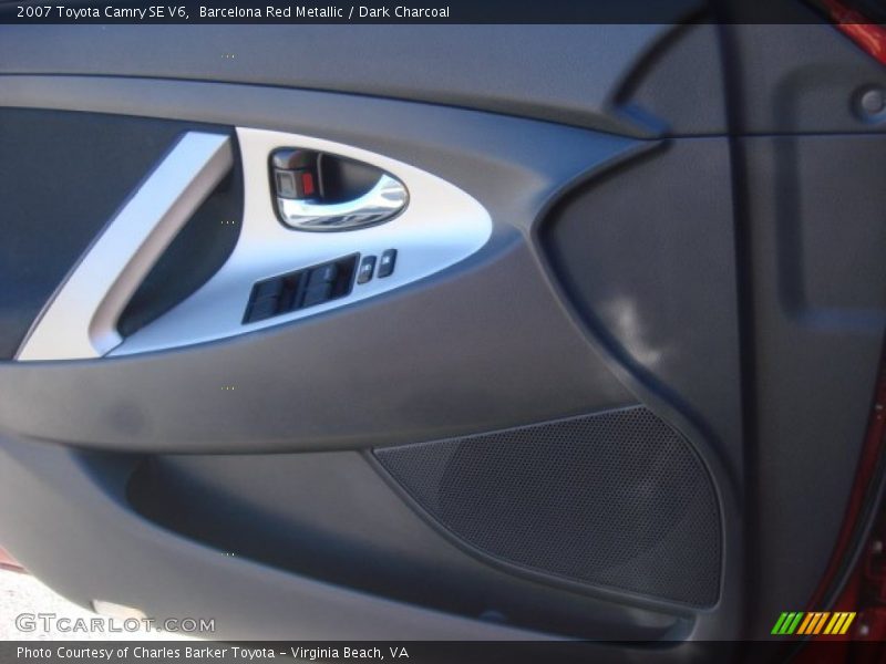 Barcelona Red Metallic / Dark Charcoal 2007 Toyota Camry SE V6