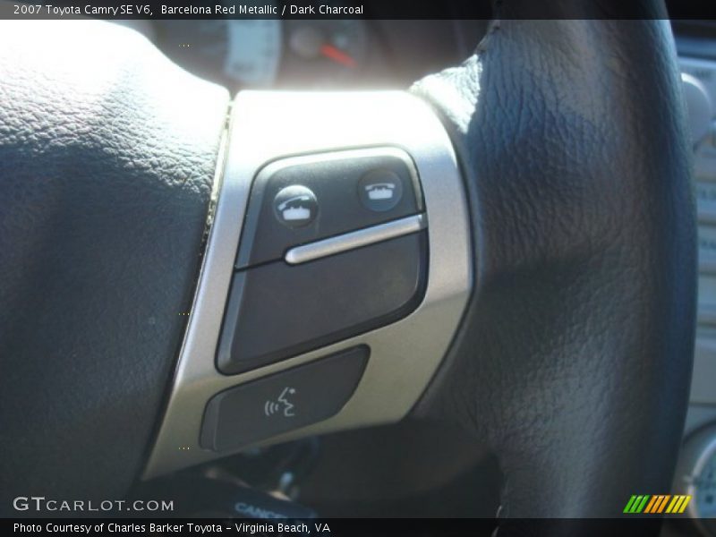 Barcelona Red Metallic / Dark Charcoal 2007 Toyota Camry SE V6