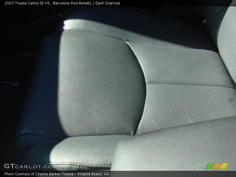 Barcelona Red Metallic / Dark Charcoal 2007 Toyota Camry SE V6